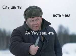 Есть чем зашить AVR'ку?