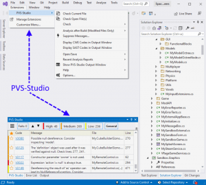 PVS-Studio для Visual Studio 2022