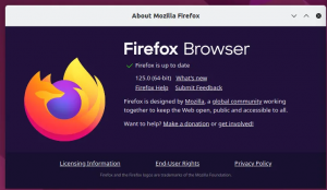 Вышел Firefox 125