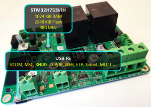 Развертывание Azure RTOS и USB стека на STM32H753