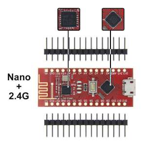 Arduino и NRF24L01 в одной плате. Первое знакомство