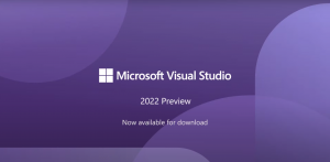Новая версия Visual Studio 2022 Preview 1 стала доступна для установки