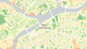 Карта гулябельности Санкт-Петербурга