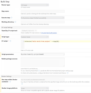 TeamCity C# script runner