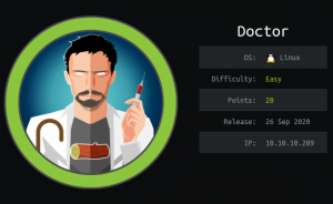 Hack The Box. Прохождение Doctor. SSTI to RCE. LPE через Splunkd