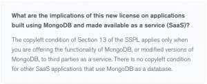 Чем для вас опасна MongoDB SSPL лицензия?