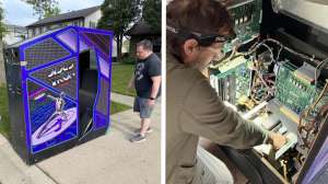 Редкий аркадный автомат стоимостью в тысячи долларов спасен со свалки