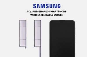 Samsung запатентовала квадратный смартфон с выдвижным дисплеем