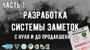 Разработка системы заметок с нуля. Часть 1: проектирование микросервисной архитектуры