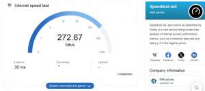 Microsoft добавила нативную поддержку Speedtest от Ookla в поиск Bing