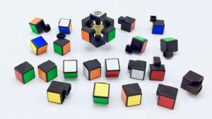 Как собрать кубик Рубика из деталей?