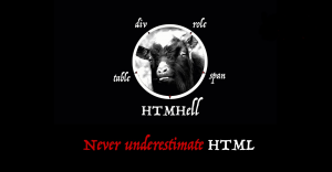 Не стоит недооценивать HTML