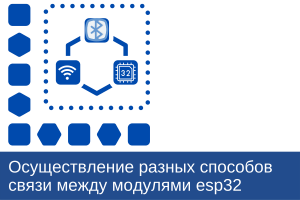 Осуществление разных способов связи между модулями esp32