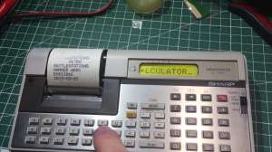 Ремонт устройства хранения и печати заметок Sharp Memowriter EL-7000 после протечки аккумуляторов