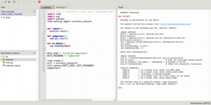 Программирование беспроводных модулей на MicroPython с Thonny