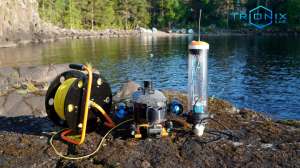 Обследование рельефа острова Валаам нашим подводным роботом