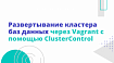 Развертывание кластера баз данных через Vagrant с помощью ClusterControl