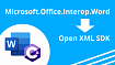 Tutorial: как портировать проект с Interop Word API на Open XML SDK