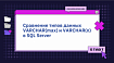 Сравнение типов данных VARCHAR(max) и VARCHAR(n) в SQL Server