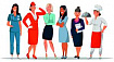 Какие профессии выбирают женщины в столице и регионе