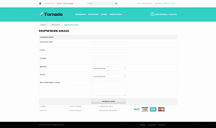 Tornado: адаптивный Ajax интернет магазин на старте